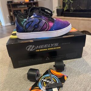 Heelys Kids Cosmic Sneakers - Purple, Blue, Black